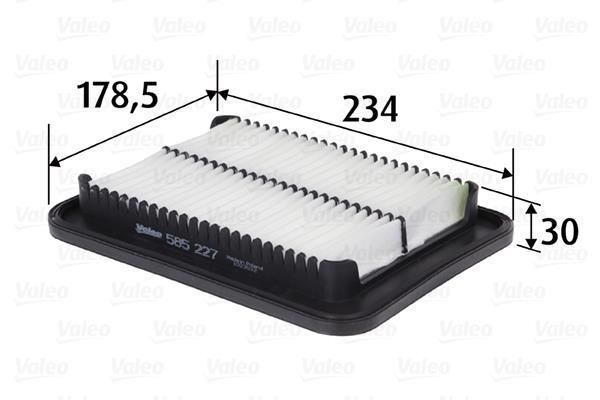 Filtre à air VALEO ref. 585227